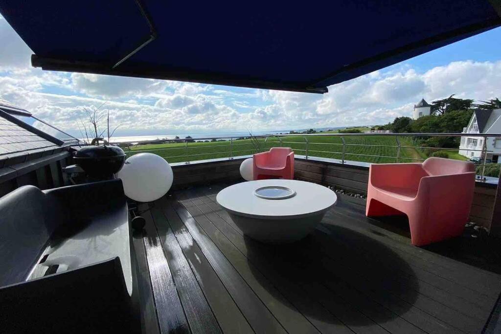 Appartement D'Exception Avec Vue Mer Gicquel Kültér fotó
